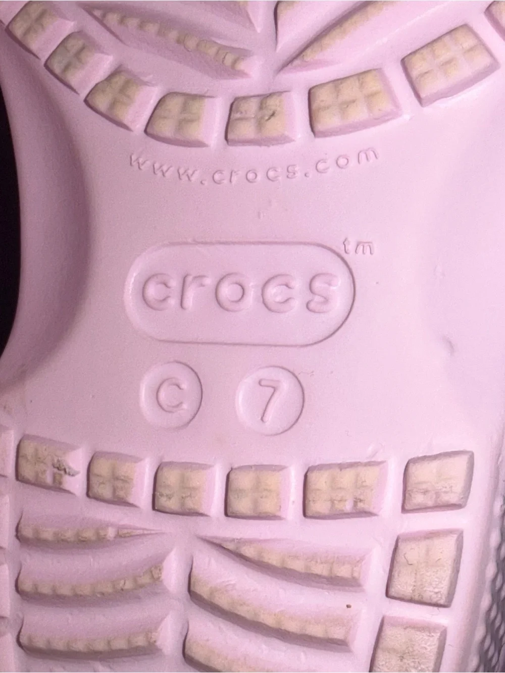 CROCS pink toddler